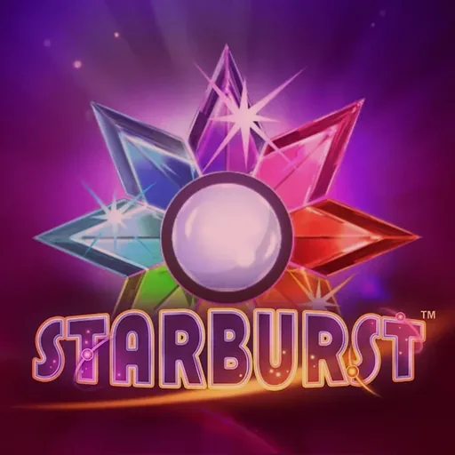 Starburst pokie cover by NetEnt